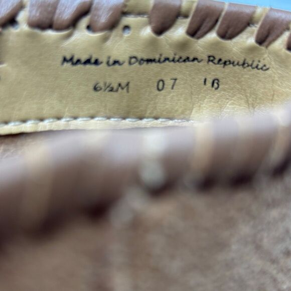 Jack Rogers Greer Suede Bootie in Oak Brown Size 6.5 - Picture 8 of 9